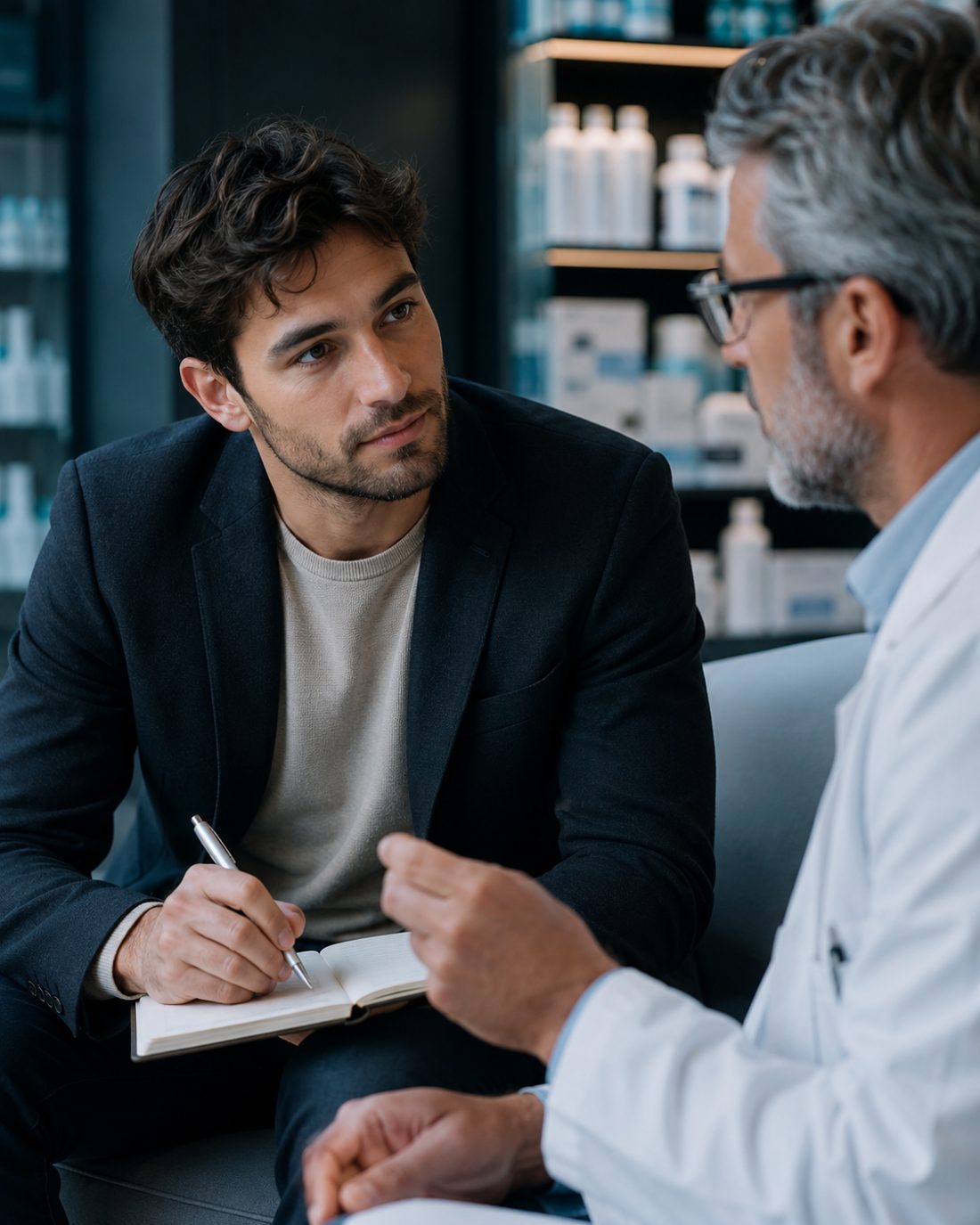 Entretien entre un expert Pharmagency et un pharmacien titulaire