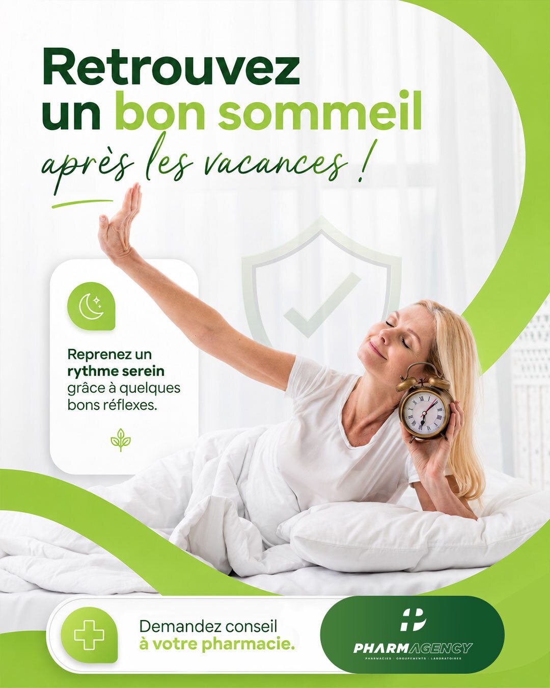 Publication prévention — Retrouvez un bon sommeil après les vacances